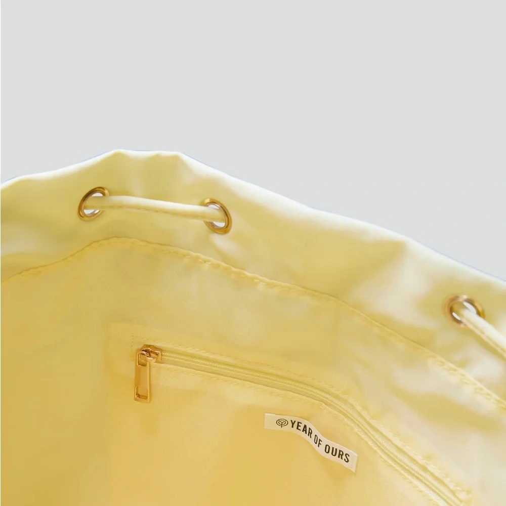 Year Of Ours Baby Yellow Women's Backpack. NWT